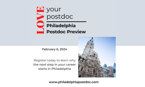2024 Philadelphia Postdoc Preview Logo